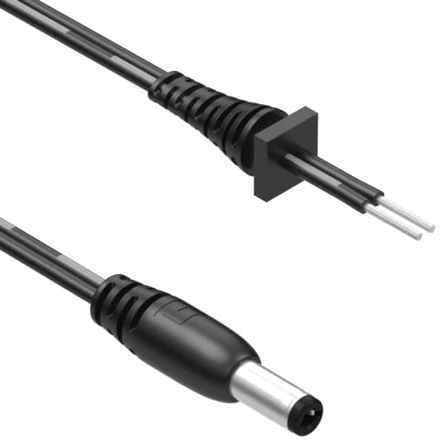 10-02954 CBL ASSY 5.5X2.1MM PLUG 18AWG 3'