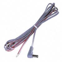 172-4001 PLUG DC MOLDED 24AWG RA 2.1MM 6'