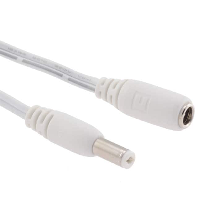 10-01248 CBL M-F 2.1MM 6' 18AWG WHT