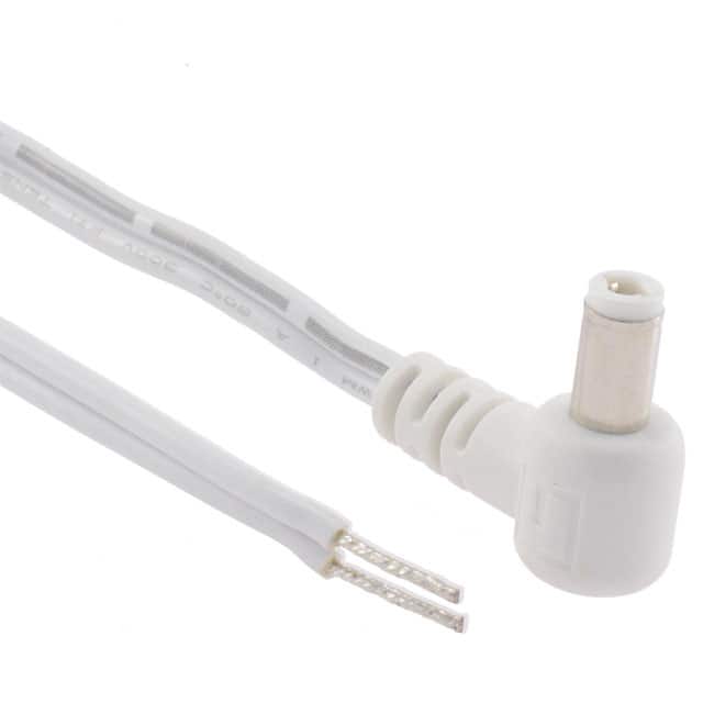 10-01245 CBL M R/A 2.5MM 6' 18AWG WHT