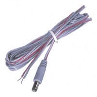 172-0015 PLUG DC MOLD 24AWG STR 2.1MM 6'