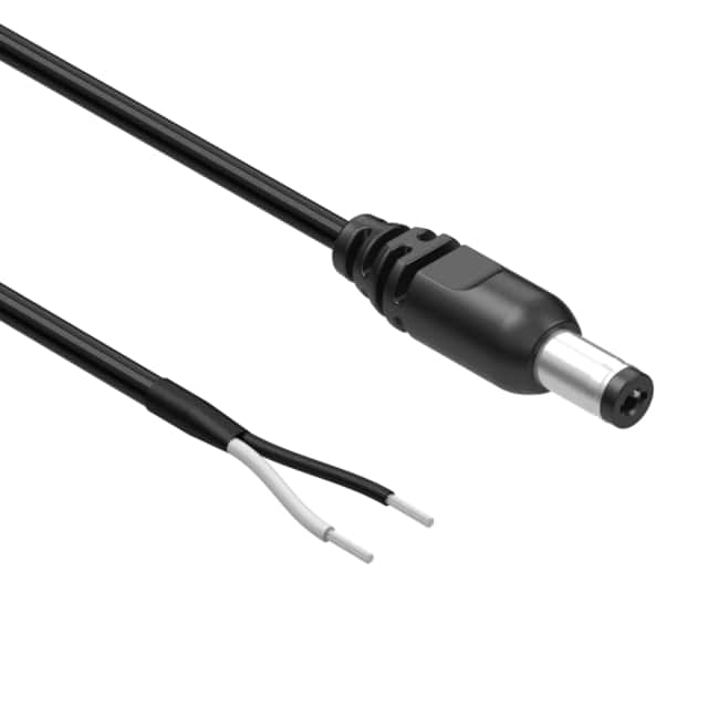 10-03912 CBL ASSY 2.1MM PLUG TO LEADS 3'