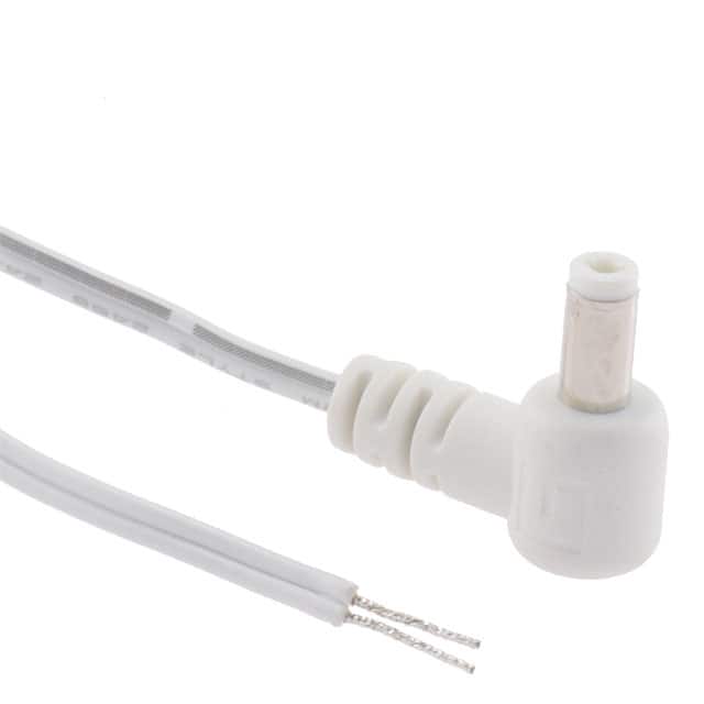 10-01250 CBL M R/A 1.7MM 6' 24AWG WHT