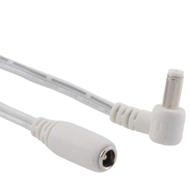 10-01256 CBL M R/A-F 2.5MM 3' 18AWG WHT