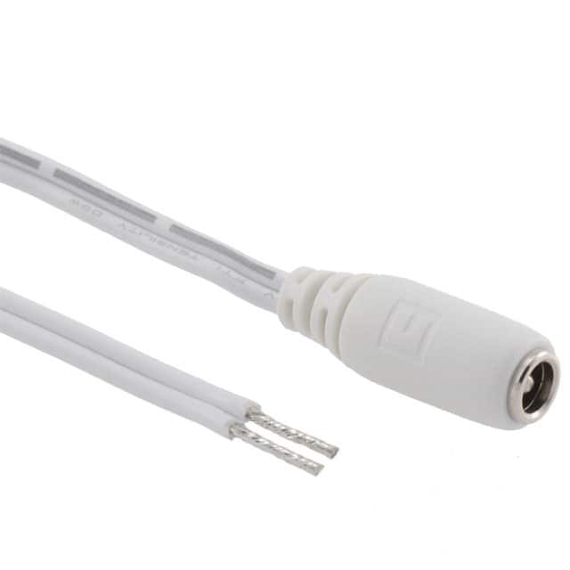 10-01266 CBL F 2.1MM 3' 18AWG WHT