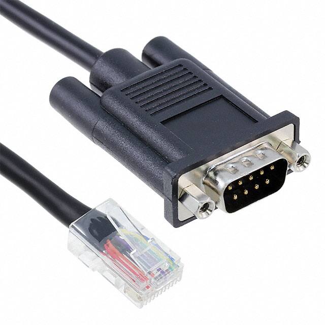 76000240 CABLE STRAIGHT 4' RJ-45/DB-9M
