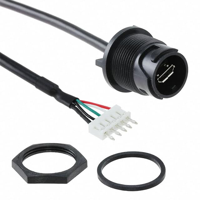 PXP4043/B CONN USB MICRO B PNL MNT TO 5POS