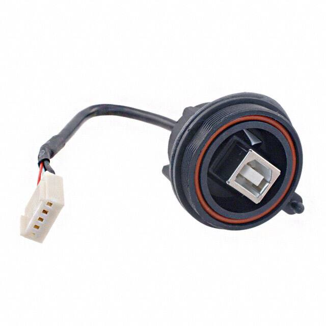PX0843/B CONN RCPT IP68 USB B PNL - 5POS