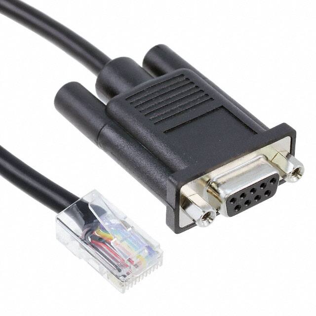 76000201 CABLE STRAIGHT 4' RJ-45/DB-9F