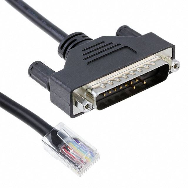 76000195 CABLE STRAIGHT 4' RJ-45/DB-25M