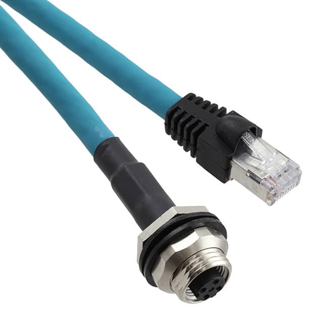 0985 YM57530 104/0.5M CABLE ETHERNET M12-RJ45 0.5M