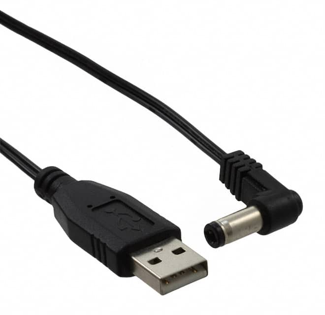 10-00246 CABLE USB-A 5.5X2.5 CNTR POS R/A