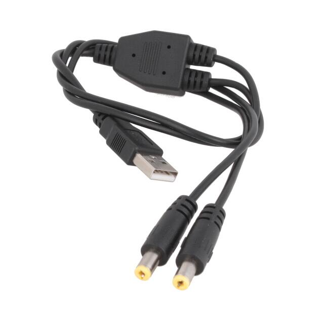 USBA11850M52XCCP(R) CBL ASSY PLUG TO USB A PLG 1.64'