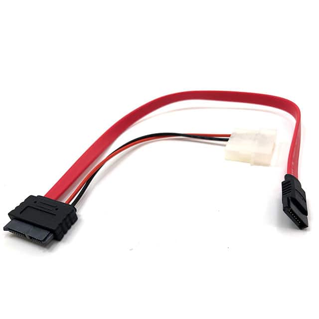 F03-160 12" Slimline SATA to SATA w/ LP4