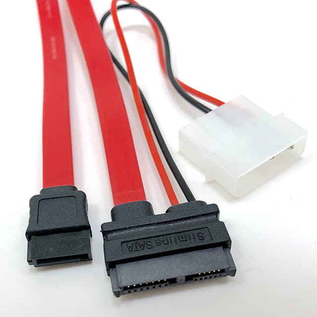 F03-162 20" Slimline SATA to SATA w/ LP4