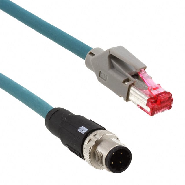 1406127 NTWRK CBL 4POS 2M M12-RJ45 CDE D