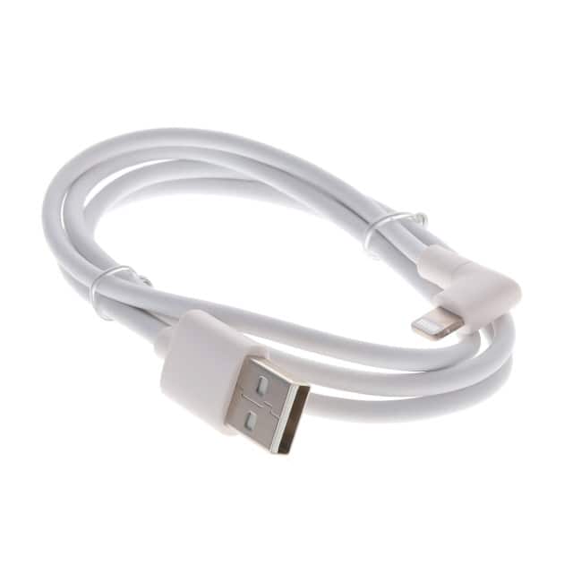 M100-003-LRA-WH RIGHT-ANGLE LIGHTNING CABLE, USB