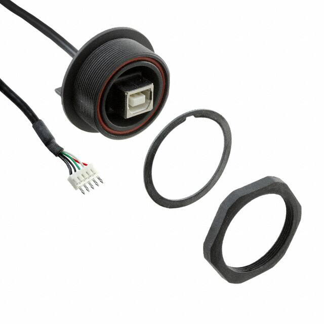 PX0849/B CONN RCPT IP68 USB B REAR MOUNT