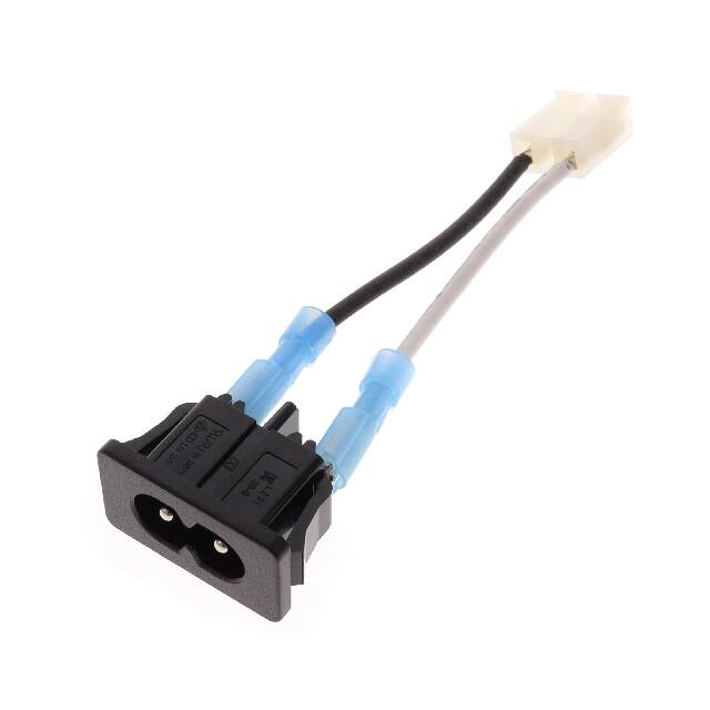 C810070M6MLX3(R) CBL ASSY RECT 3P SKT-IEC320 0.2'