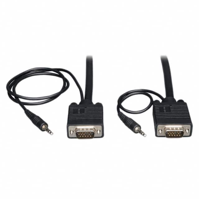 P504-025 CABLE COAX HD15 3.5MM M/M 25'
