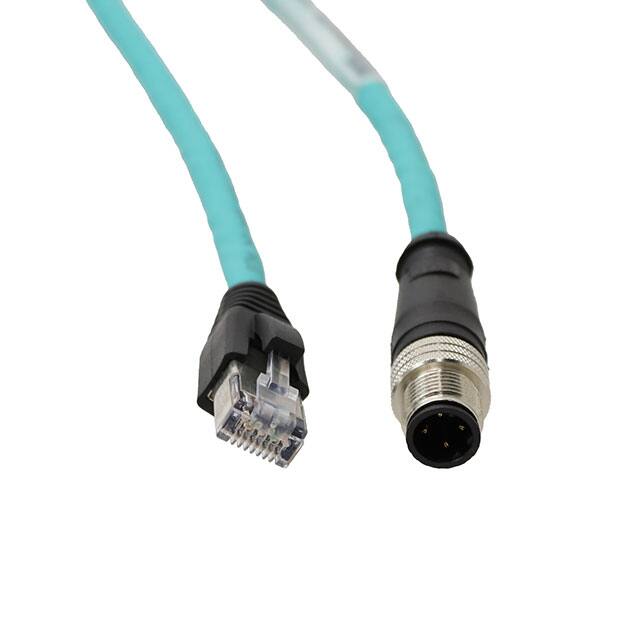 1300480358 MIC 4P M/MP ST/RJ45 D-CODED 25 M
