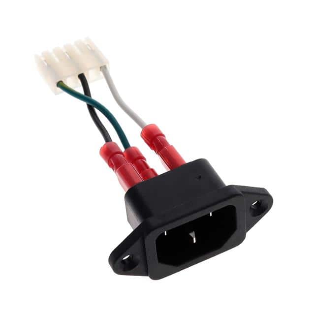 C1410070M6MLX5(R) CBL ASSY 3P F-IEC 320-C14 0.2'