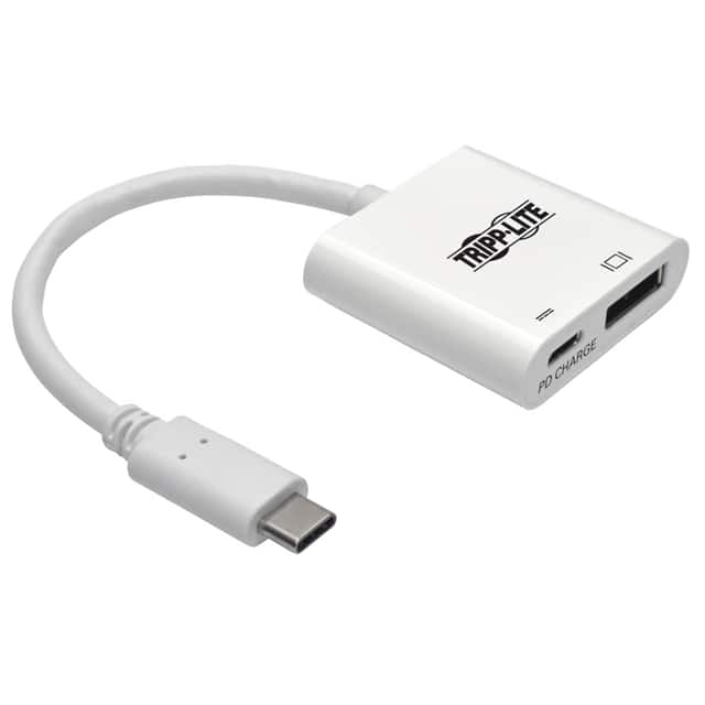 U444-06N-DP8WC CBL ASY USB C M-F DISPLAYPT 0.5'