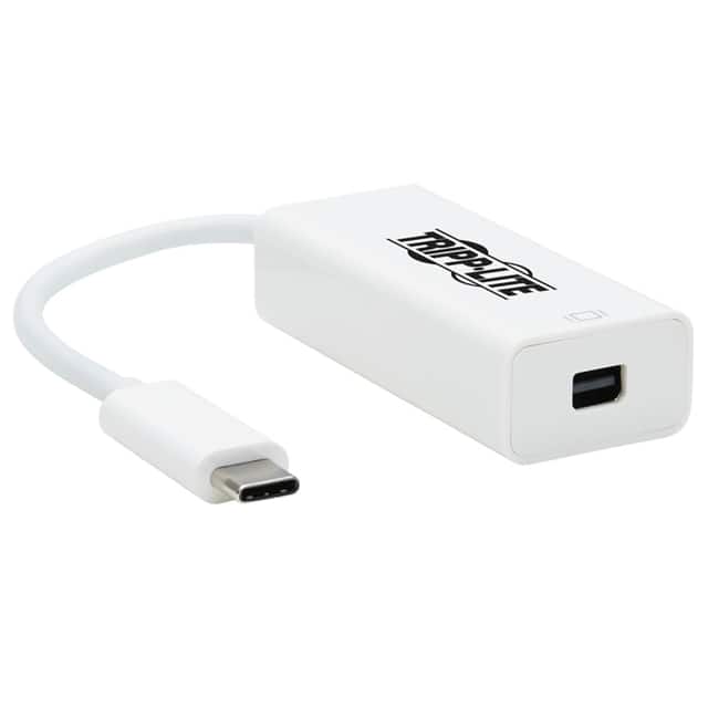 U444-06N-MDP8W CBL ASY USB C M-F DISPLAYPT 0.5'