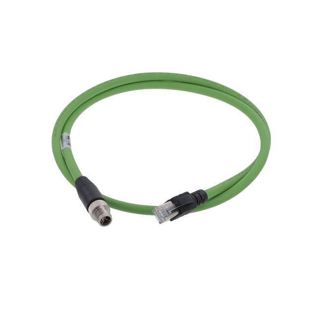 TCX38725102-002 CBL ASSY CIRC 8POS M-RJ45 3.28'