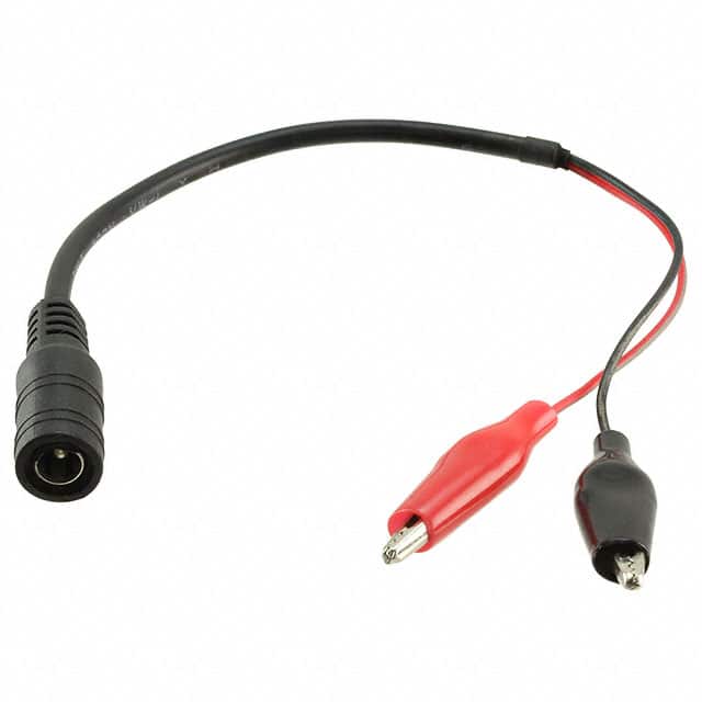 1328 2.1MM DC BARREL JACK TO ALLIGATR