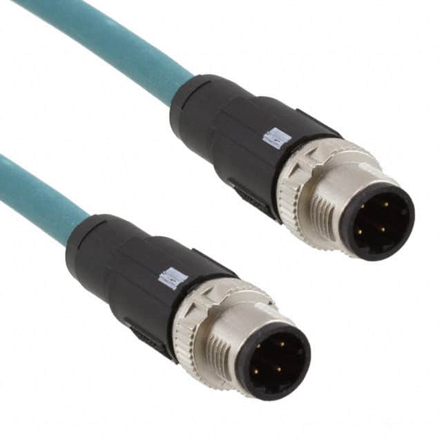 1406128 NTWRK CBL 4POS 2M M12 MALE-MALE