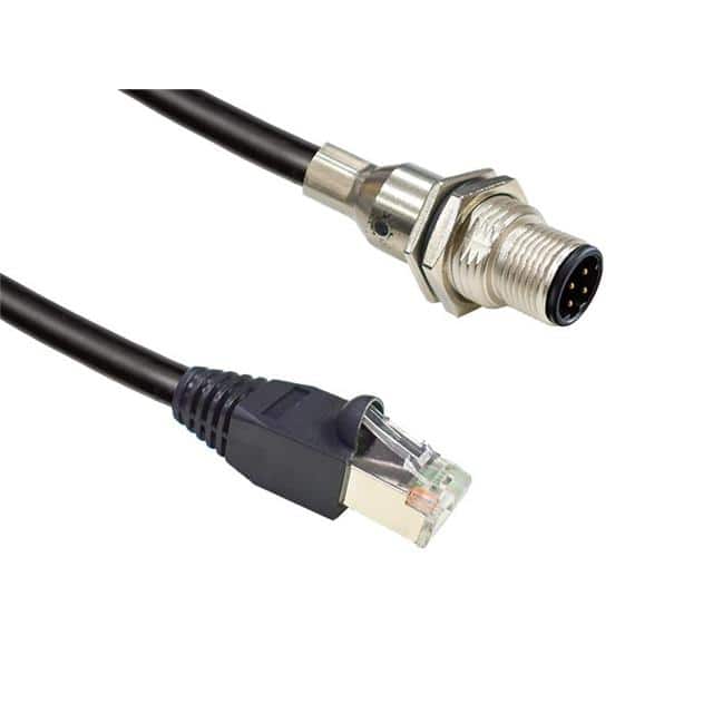 MSDS-04PMMJ-SF8CA5 M12 D CODE RECEPTACLE SHIELDED T