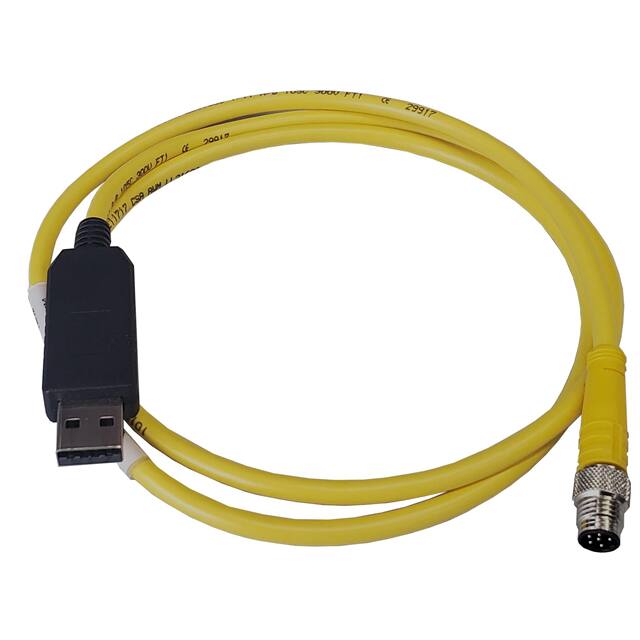 PSG 6M-3-U-CS M8 MALE TO USB, STRAIGHT, 3M