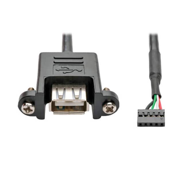 U024-001-5P-PM USB 2.0 PANEL MOUNT CABLE 5 PIN