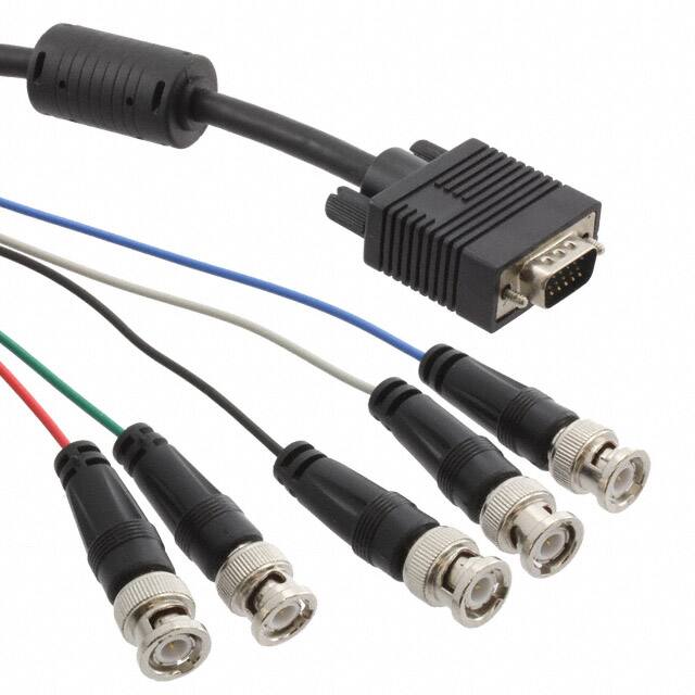 AK553F-2 CABLE VGA TO 5 X BNC MONITOR