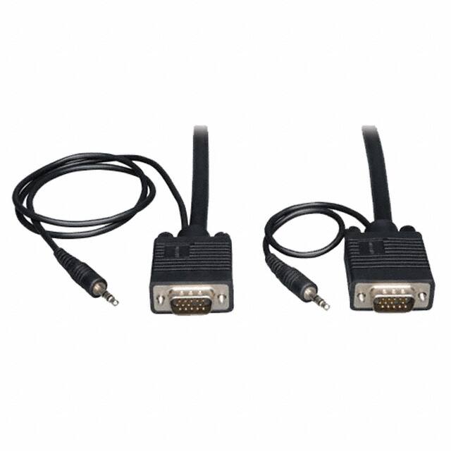 P504-050 CABLE COAX HD15 3.5MM M/M 50'