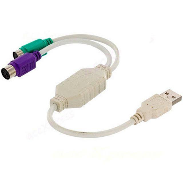 SANOXY-VNDR-USB-PS2-ADAPTER-W USB Male To PS/2