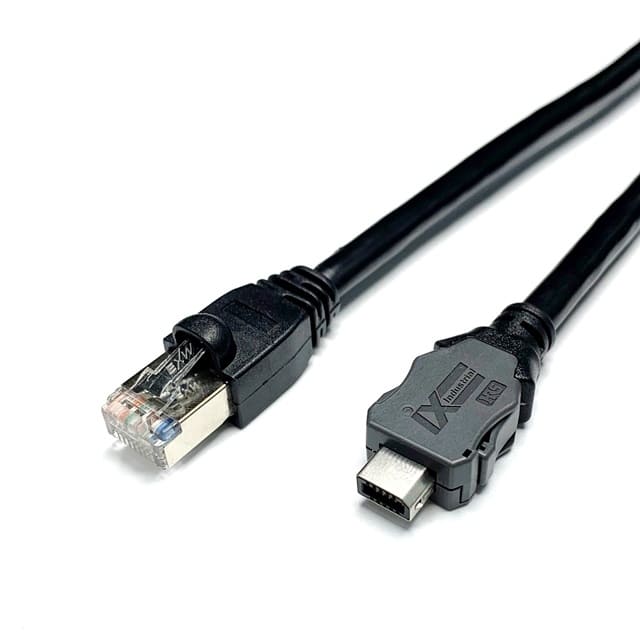 IX40AM-RJ45M-CAT6AS50 IX(M) TO SHIELDED RJ45(M),CAT6A,