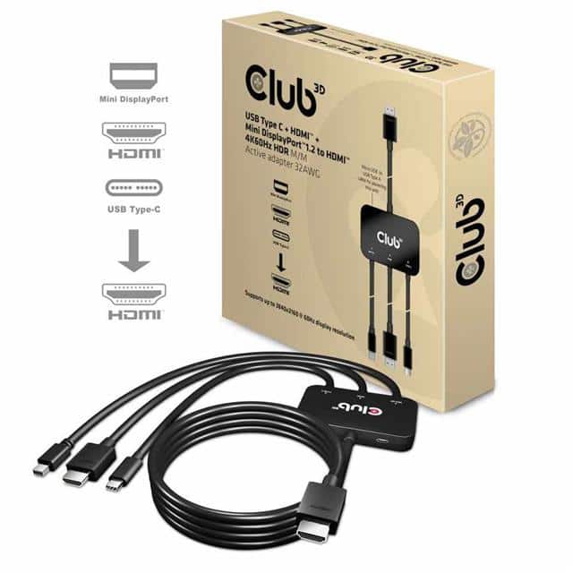 CAC1630 USBCHDMIMINIDISP12HDMI4KHDRACADB