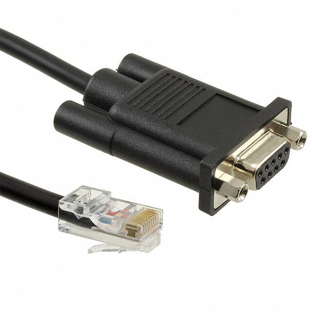 76000200 CABLE STRAIGHT 2' RJ-45/DB-9F