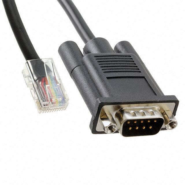 76000239 CABLE STRAIGHT 2' RJ-45/DB-9M
