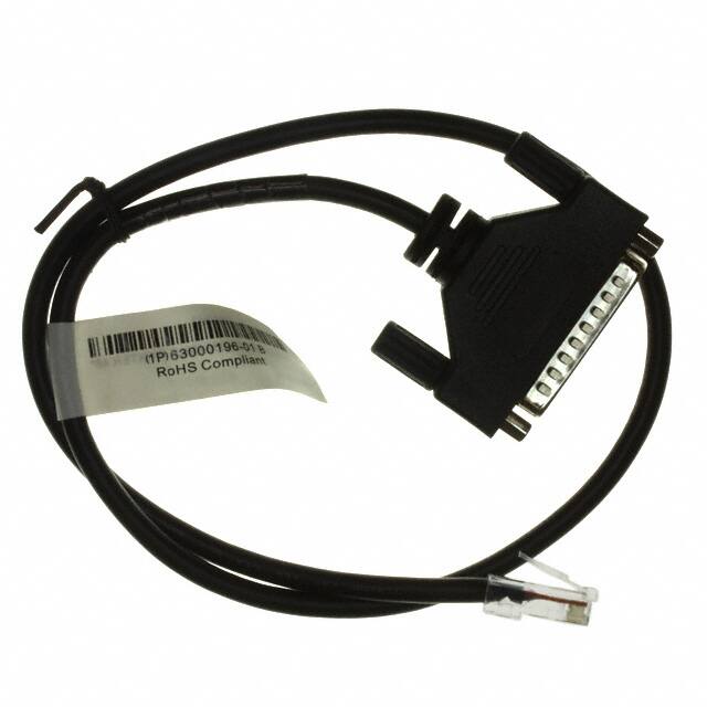 76000643 CABLE PRINTER 2' RJ-45/DB-25M