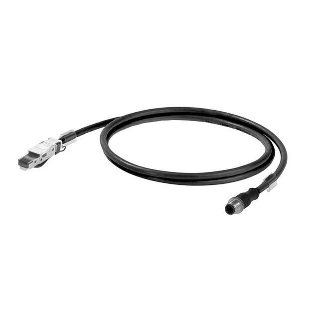 1220310100 SYSTEM CABLE, M12 D-CODE - IP 67