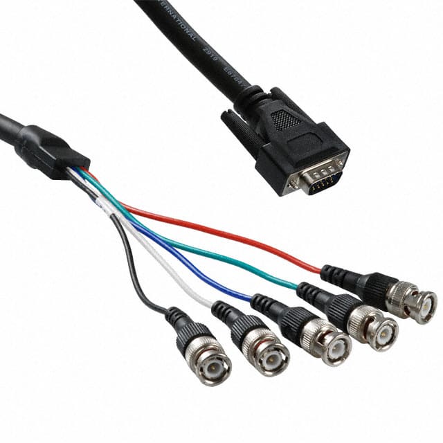 AK553-2 CABLE VGA TO 5 X BNC MONITOR 2M