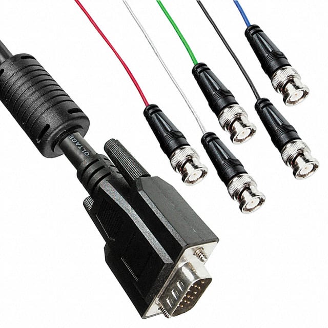 AK553/F CABLE MONITOR VGA-5XBNC W/FERRIT