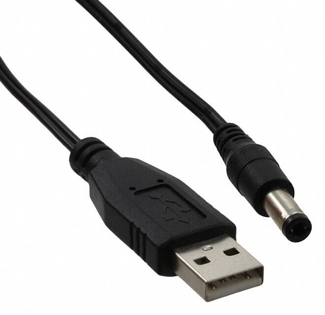 10-00245 CABLE USB-A 5.5X2.5 CNTR NEG