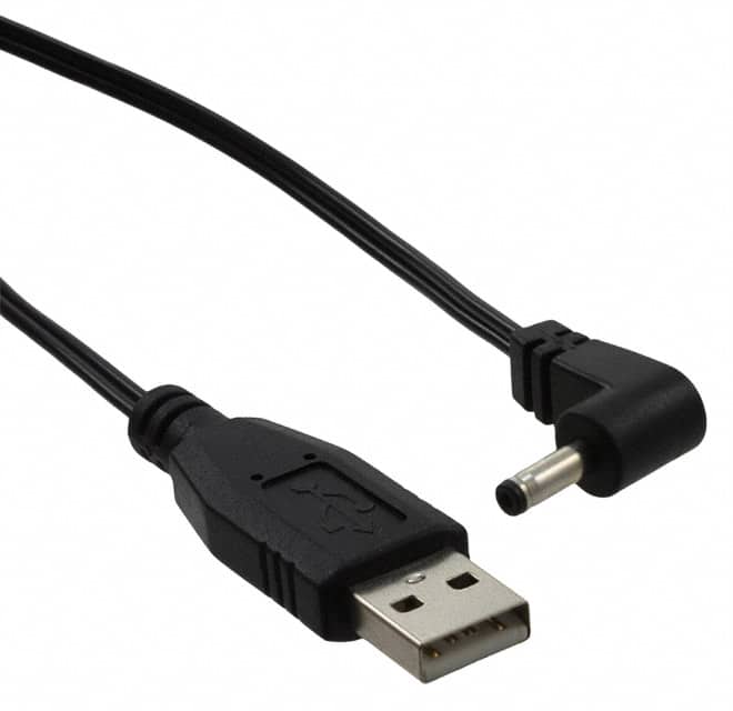10-00251 CABLE USB-A 3.5X1.35 CNTR NEG RA