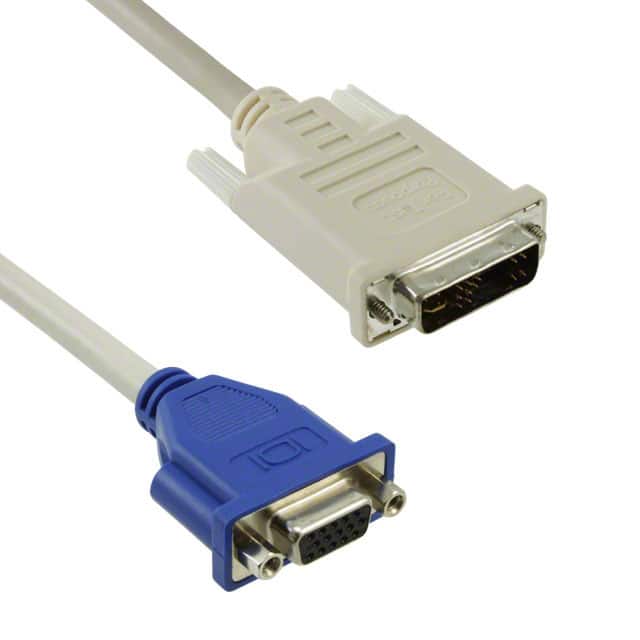 0887419700 CONN CABLE DVI MALE-VGA FMALE