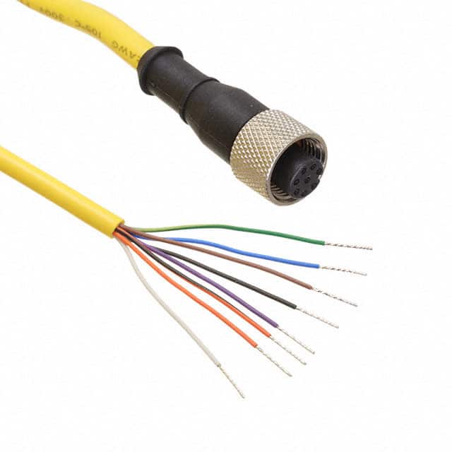 QDE-815D CBL 8POS FMALE TO WIRE 15'
