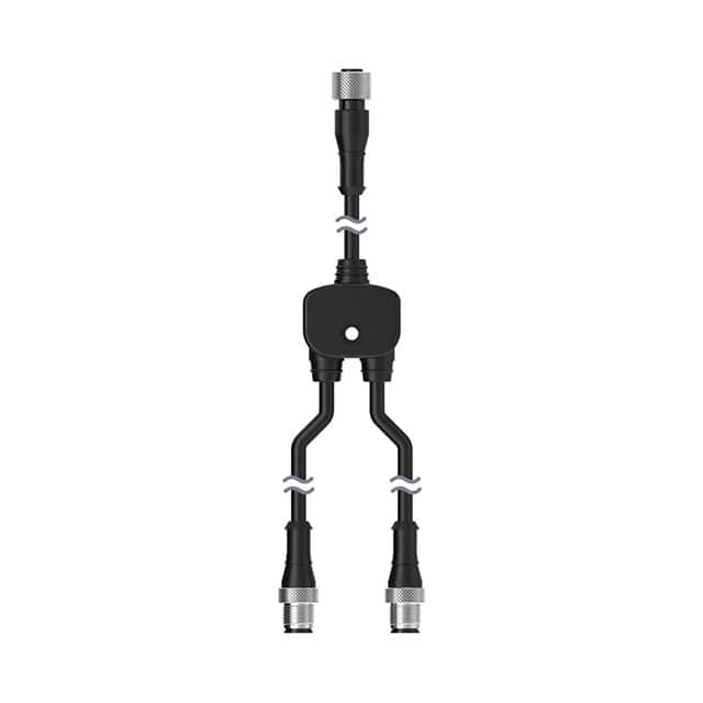 CSF-M12F51M12M41 CBL 5POS MALE TO FMALE 1'
